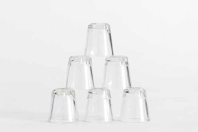 Diamond Design Unbreakable Transparent Water Glass